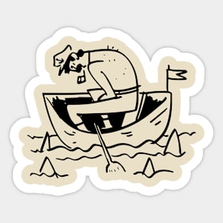 surrounded Sticker